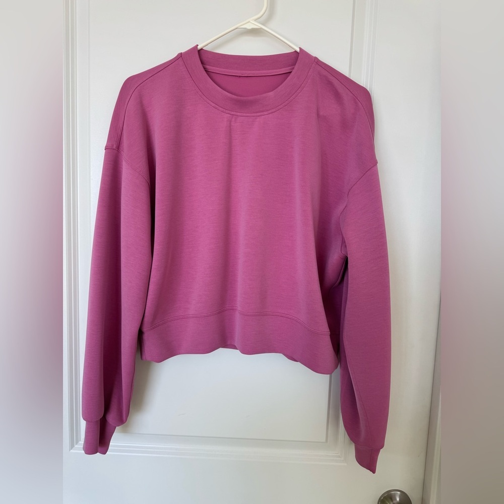 Lululemon Perfectly Oversized Cropped Crew *Softstreme - Picture 4 of 4